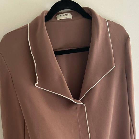 Babaton Brown blouse - Picture 3 of 4